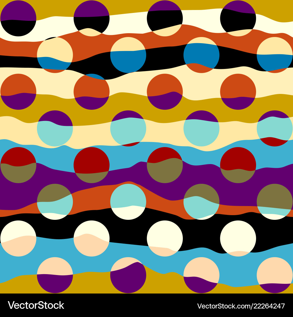 Seamless polka dot pattern Royalty Free Vector Image