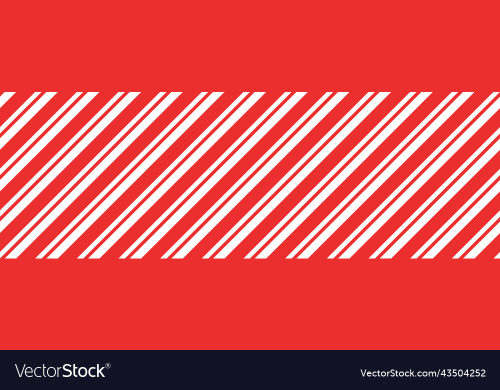 Christmas candy cane striped seamless pattern vector image Christmas candy cane striped seamless pattern