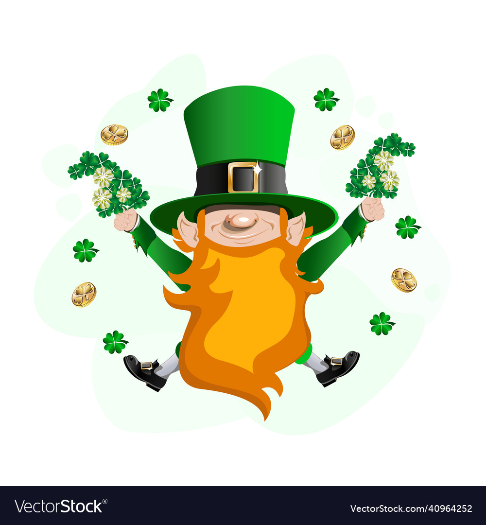 Leprechaun Royalty Free Vector Image - VectorStock