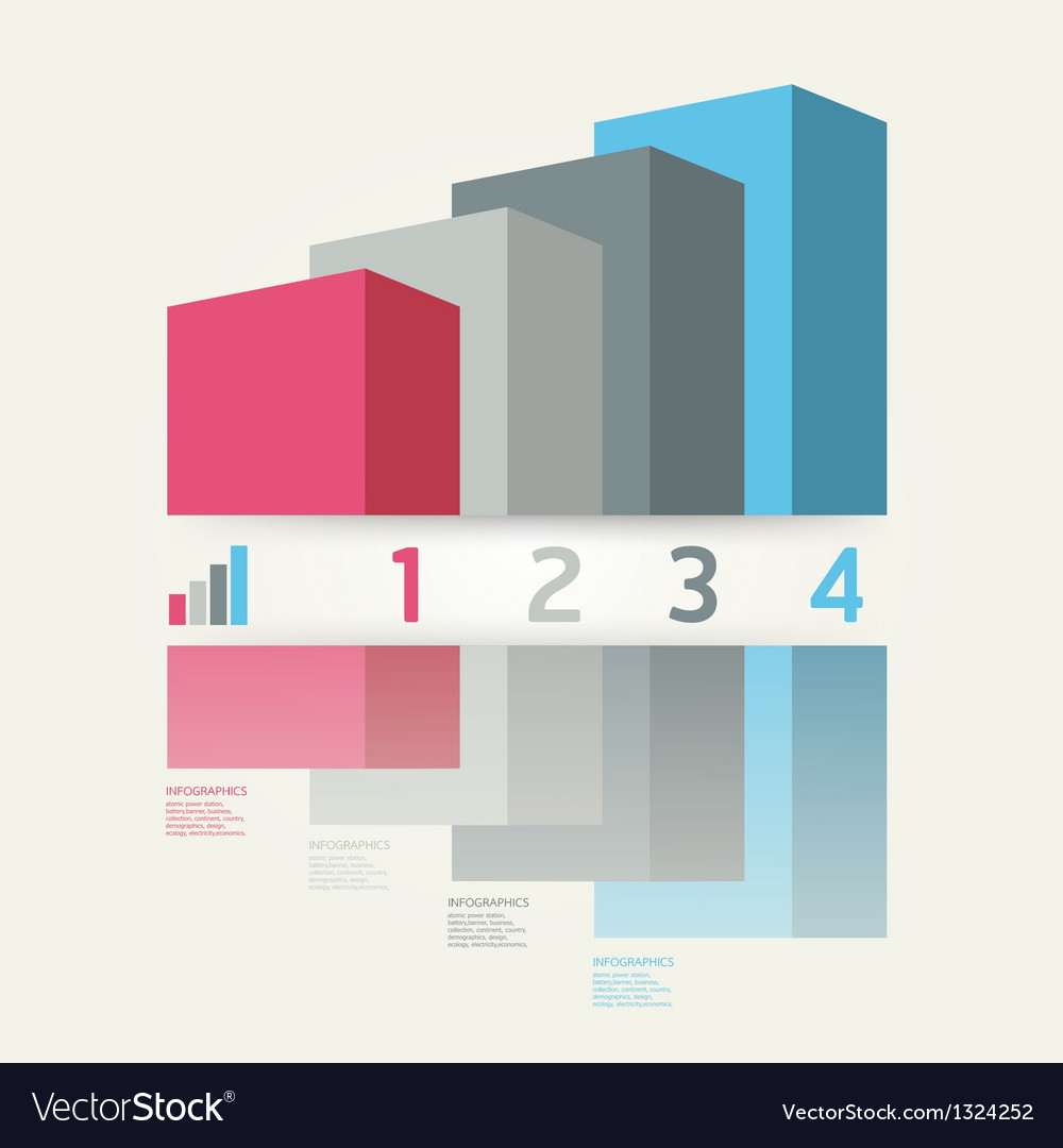 modern graph design template royalty free vector image