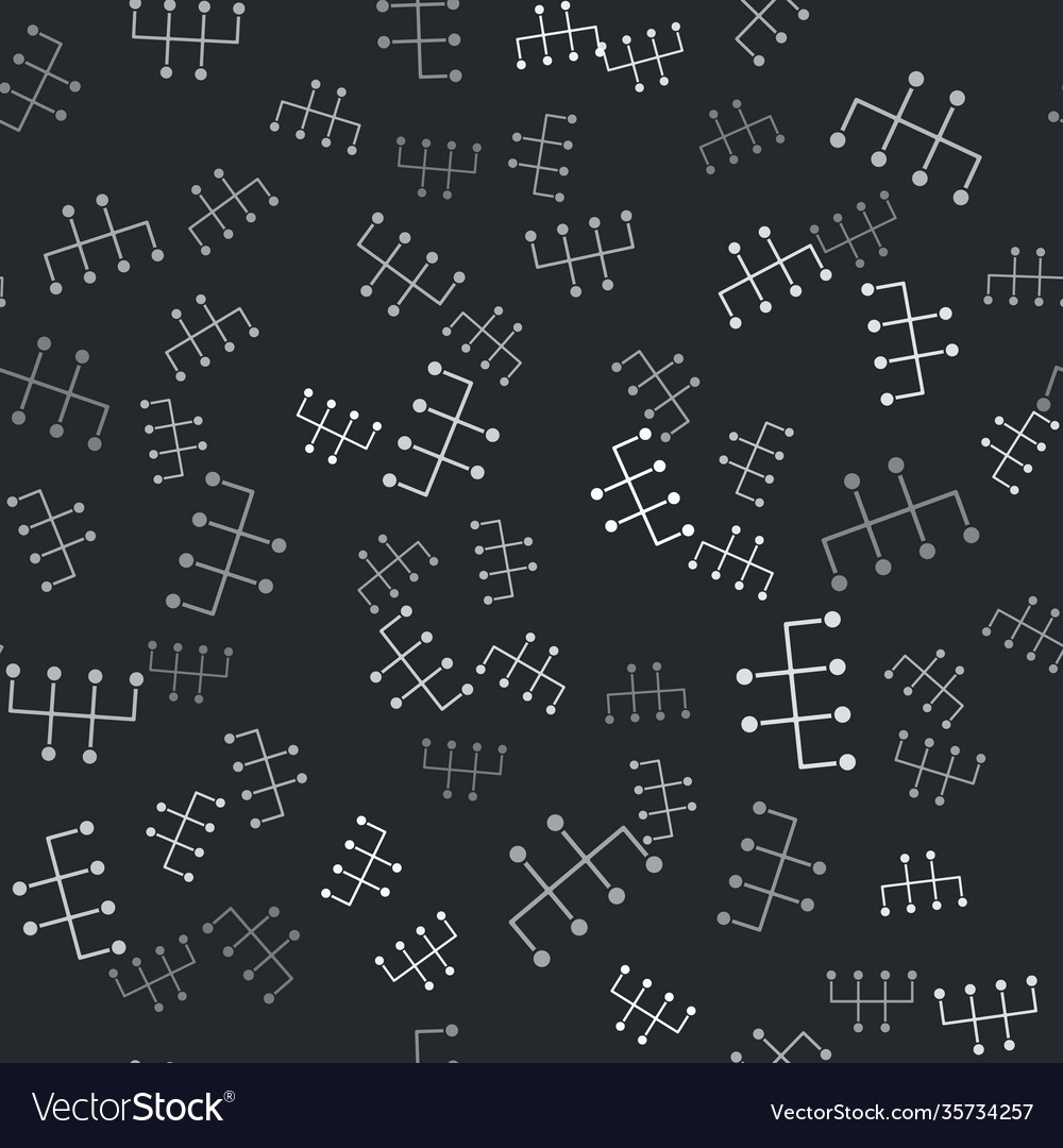 Grey gear shifter icon isolated seamless pattern