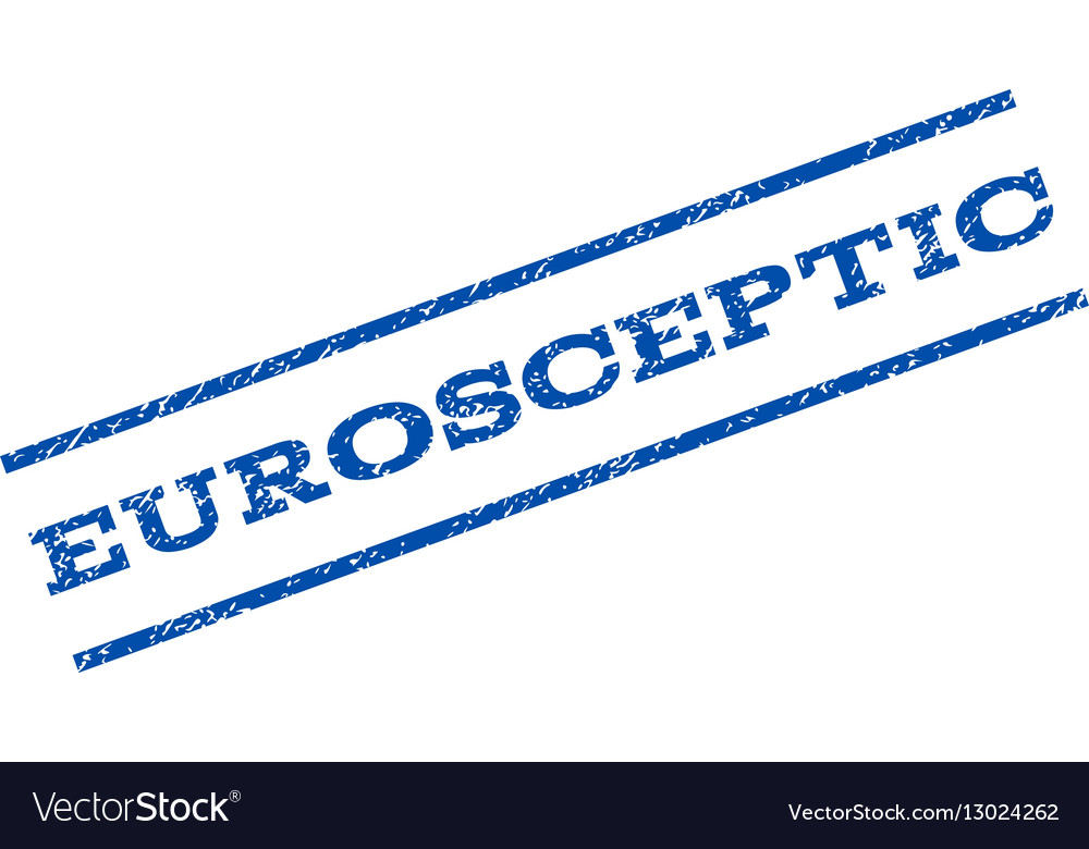 Eurosceptic watermark stamp Royalty Free Vector Image