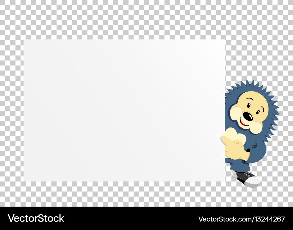 Hedgehog Paper Transparent Royalty Free Vector Image