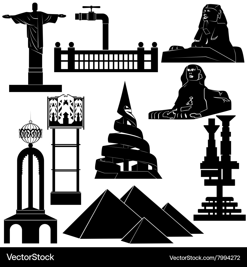Architecture sights Royalty Free Vector Image - VectorStock