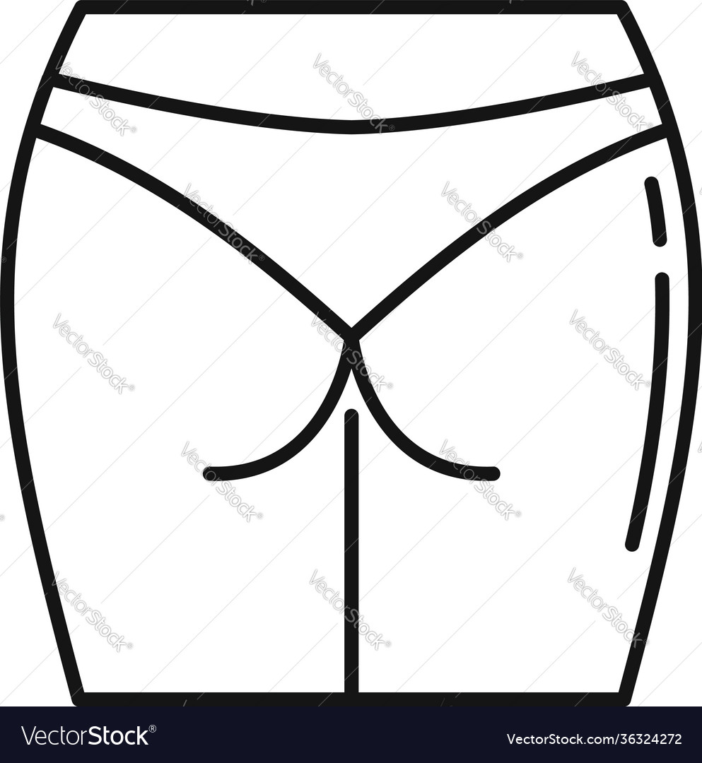 Leg laser hair removal icon outline style Vector Image Leg laser hair removal icon outline style Vector Image