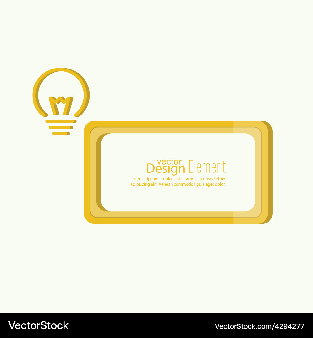 Bulb light idea Royalty Free Vector Image - VectorStock