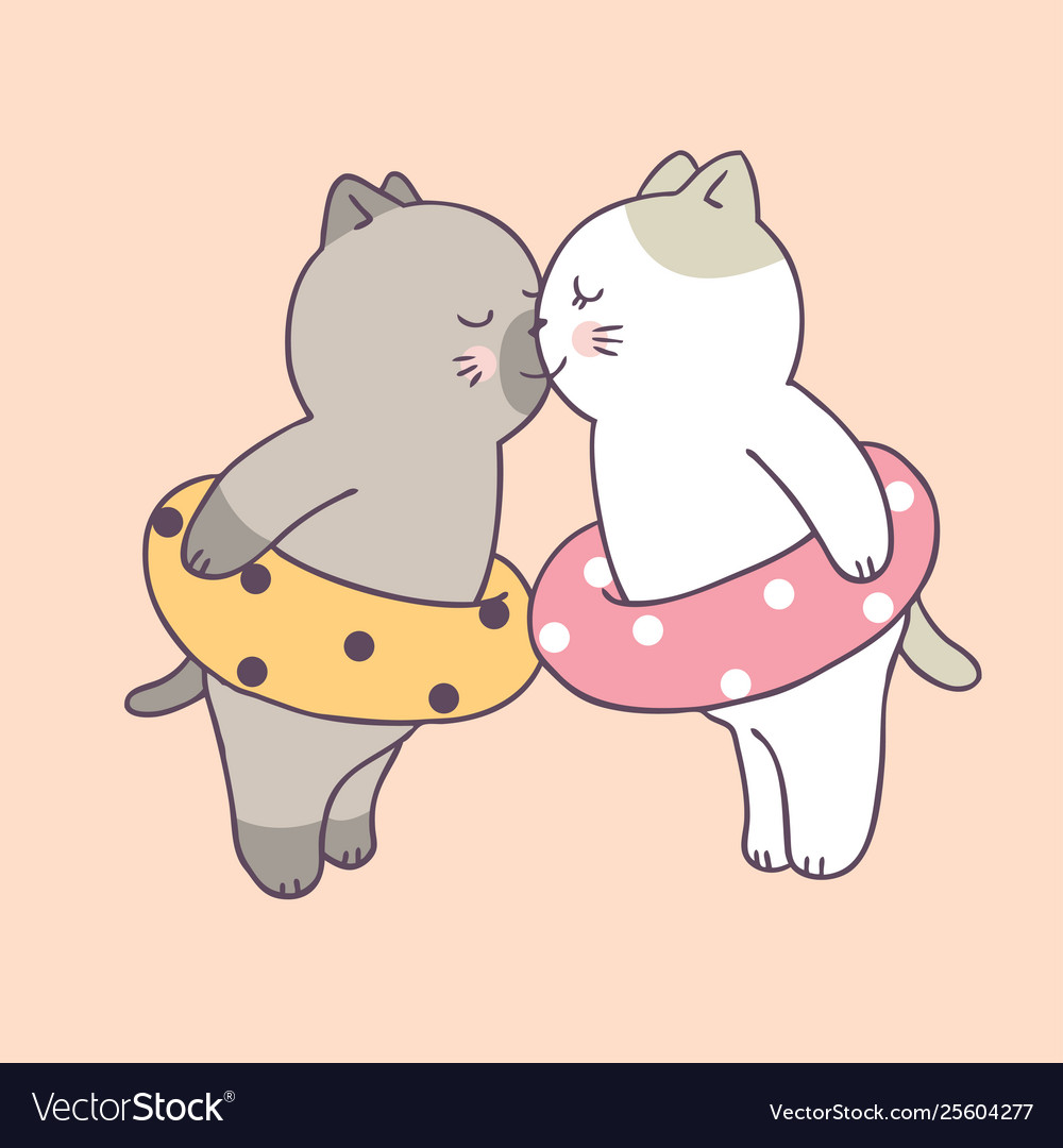 Cute cats hot sale kissing