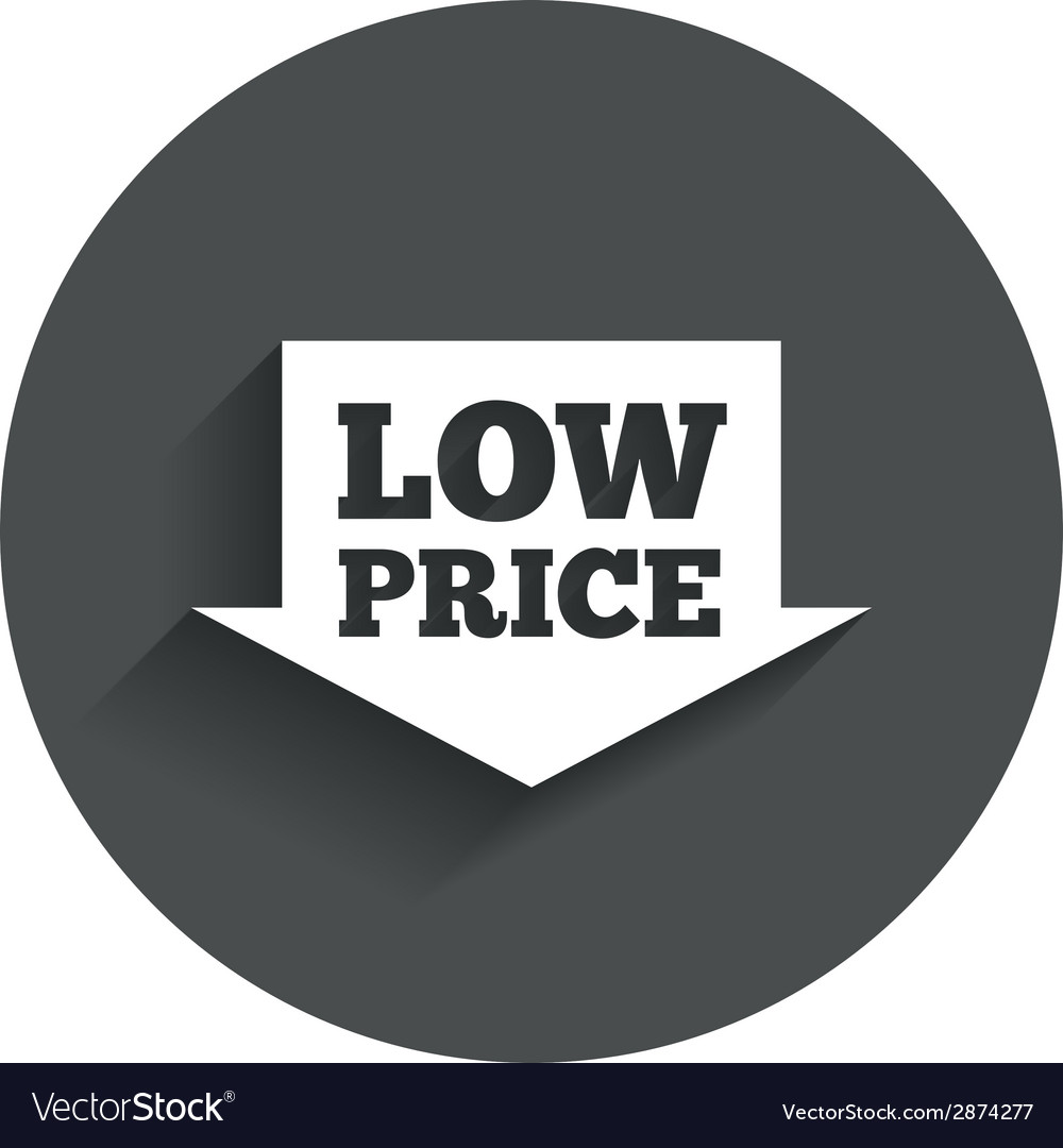 Low price sign icon special offer symbol