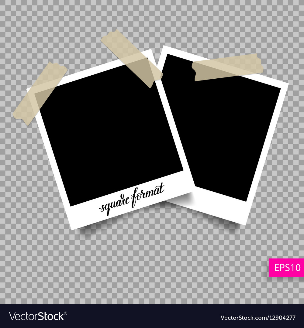 polaroid photo frame template