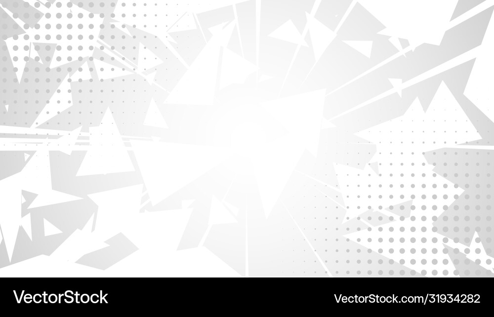 Abstract gray white background triangle Royalty Free Vector