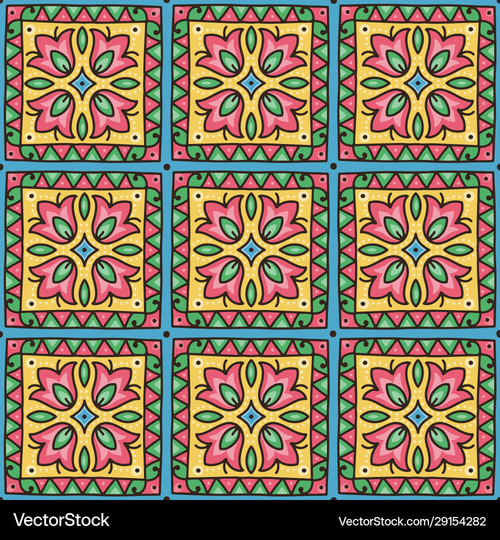 Hand drawn seamless pattern in medieval style Vector Image