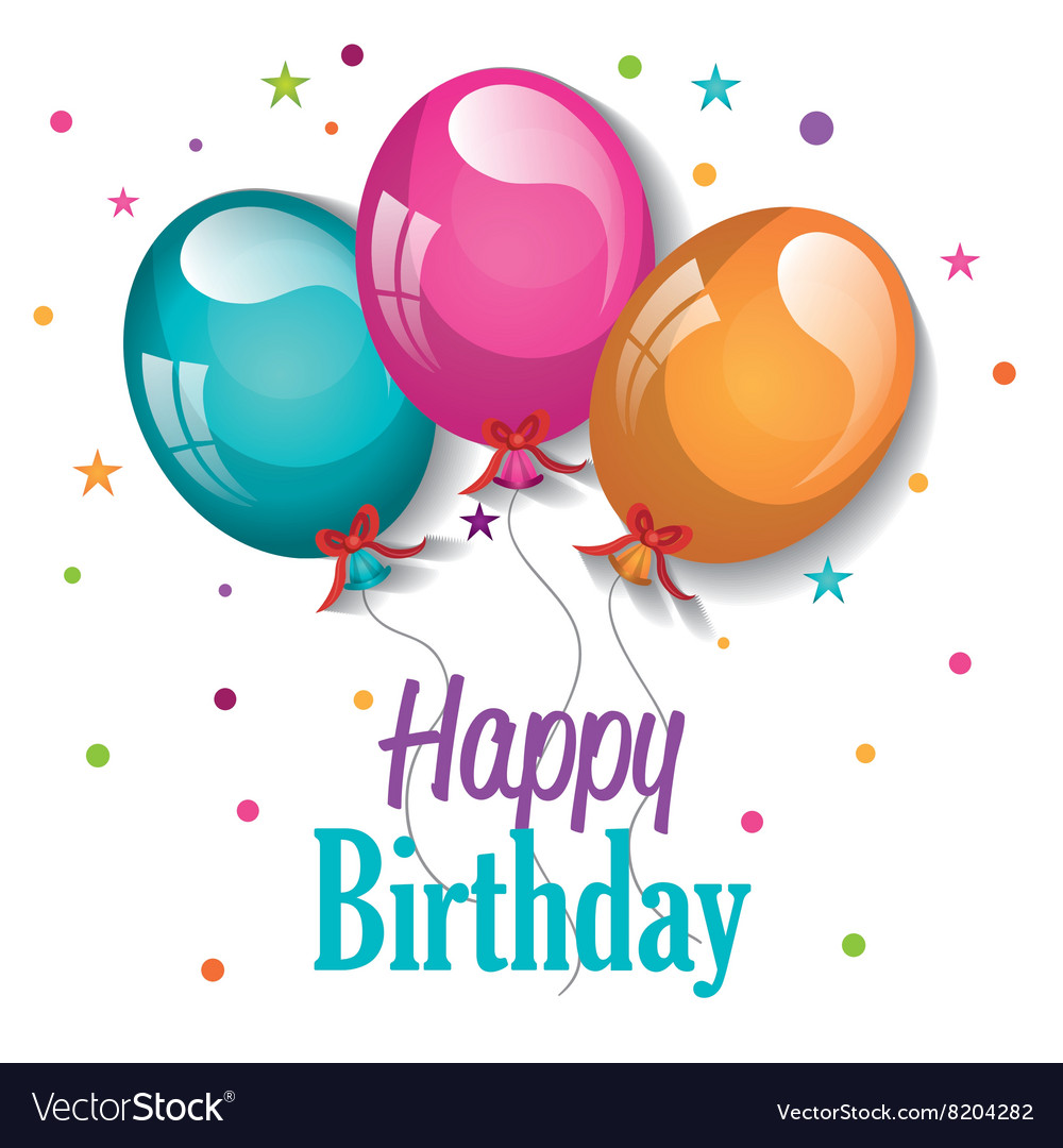 Happy birthday design Royalty Free Vector Image