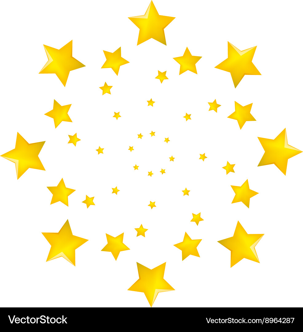 A star set Royalty Free Vector Image - VectorStock