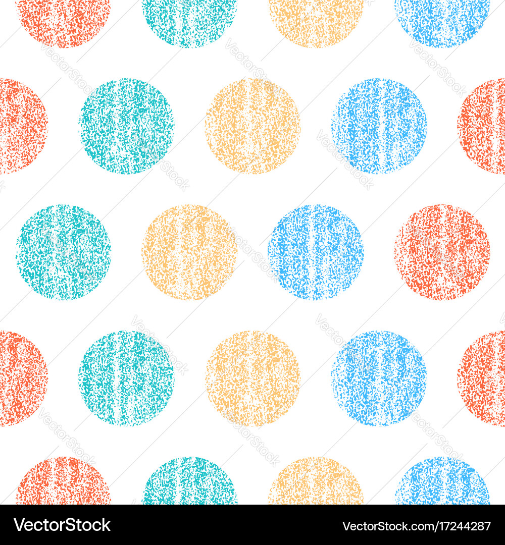 Seamless pattern polka dot Royalty Free Vector Image