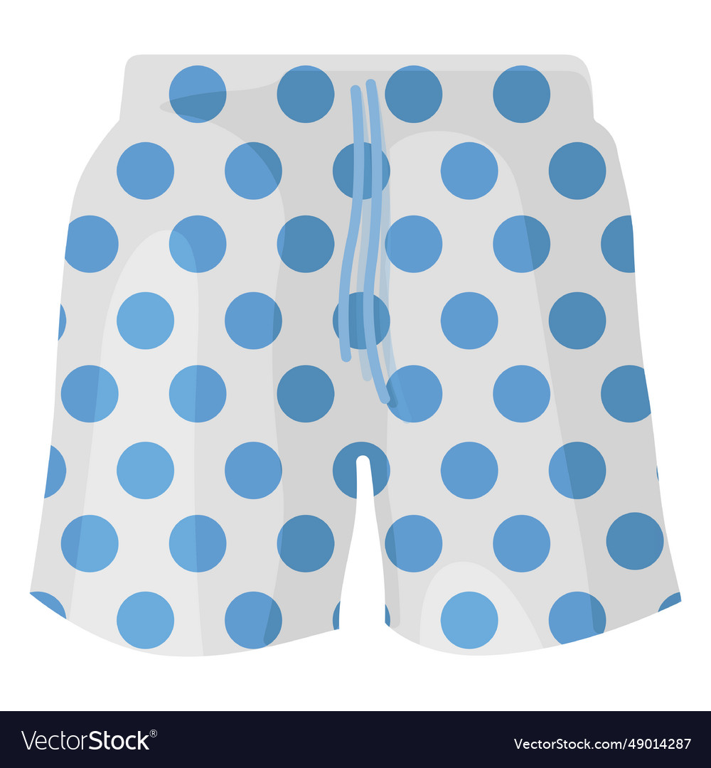 Swimming shorts blue dots