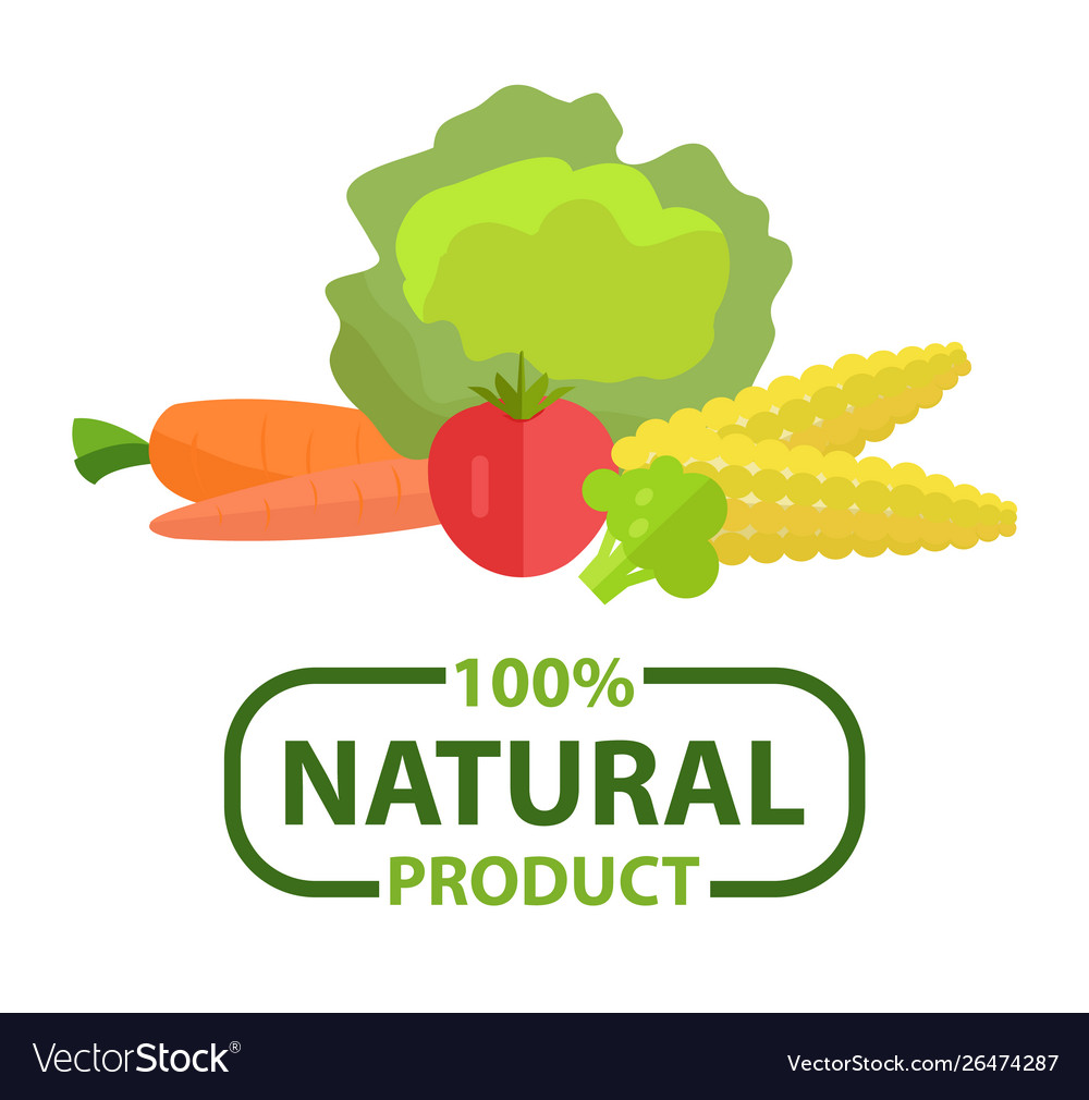 Vegetarian product natural assortment