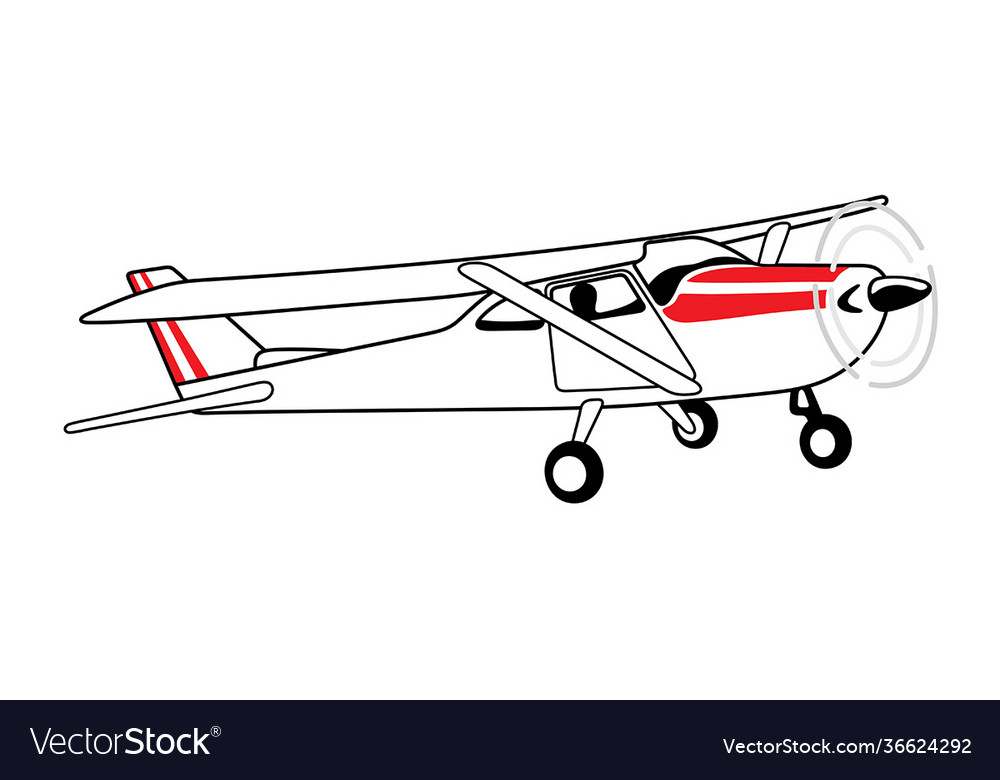 Airplane Royalty Free Vector Image - VectorStock