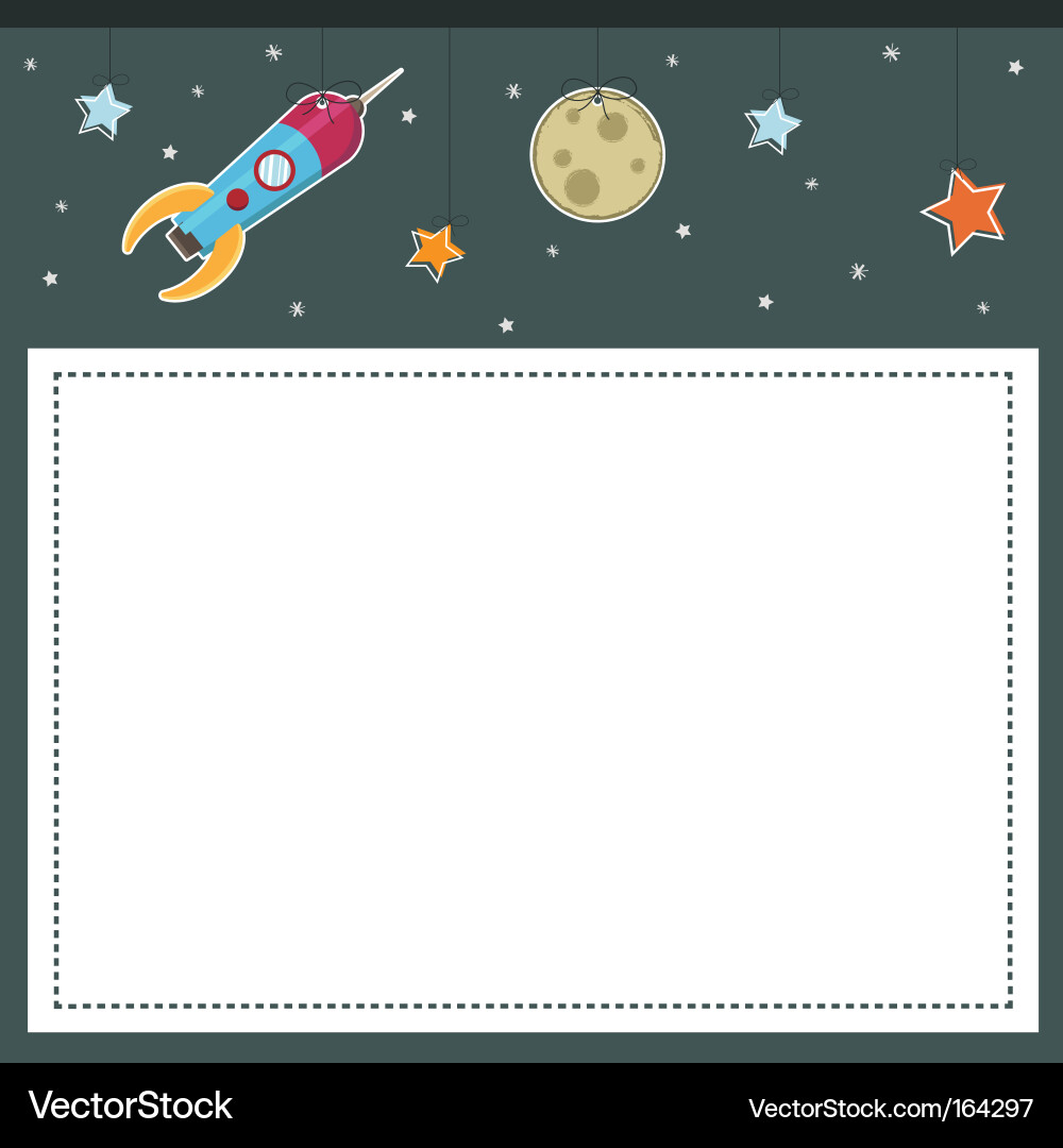Space background Royalty Free Vector Image - VectorStock