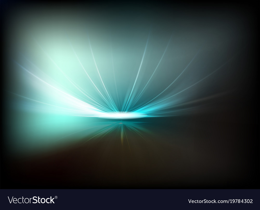 Dark background with bright light Royalty Free Vector Image