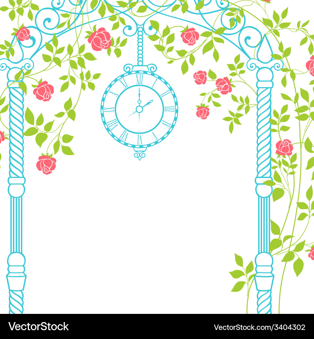 Wedding arch Royalty Free Vector Image - VectorStock