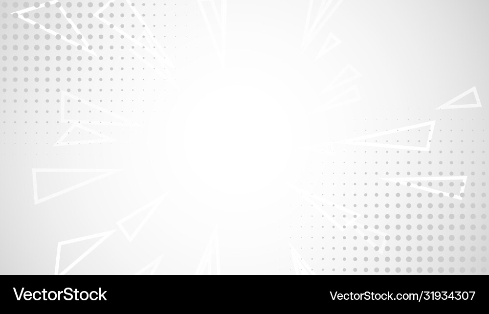 Abstract gray white background triangle Royalty Free Vector
