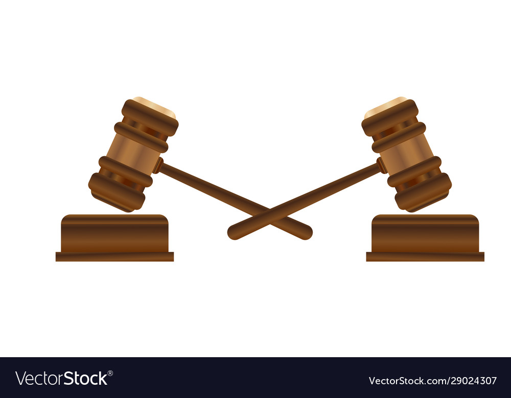 Lawyer gavel law firm icons