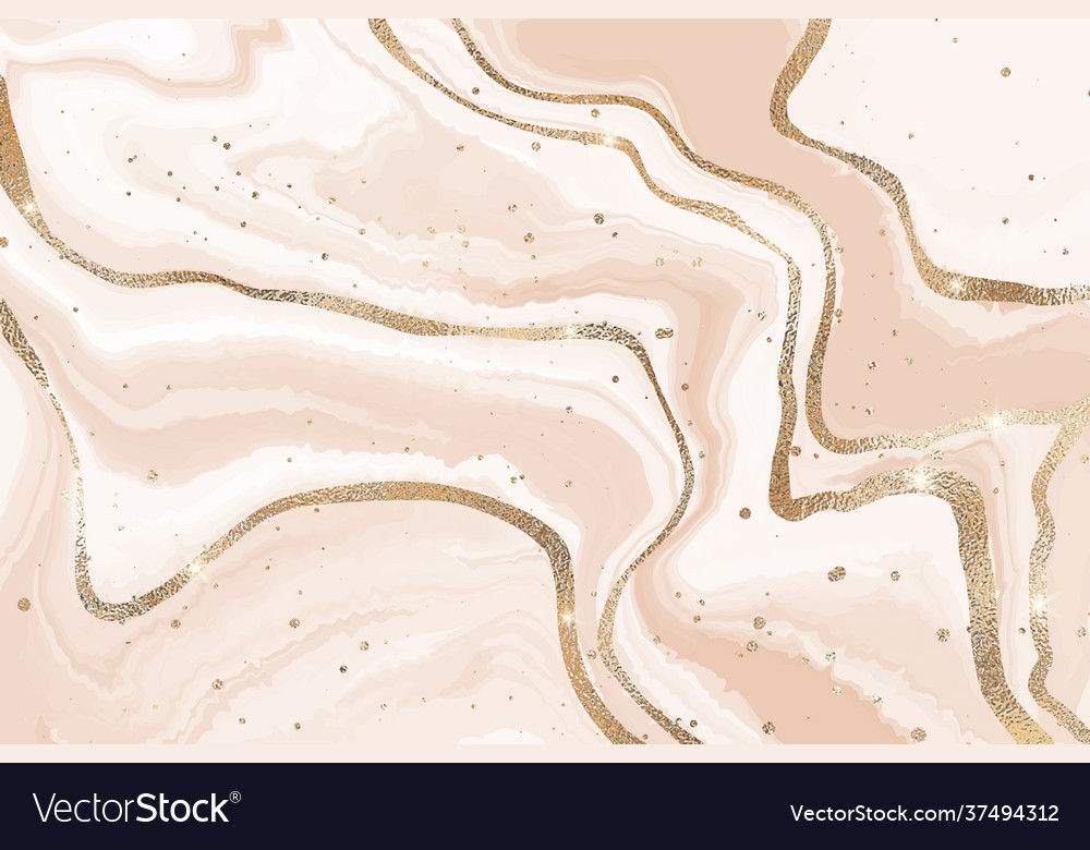 Abstract blush liquid marble or watercolor vector image Abstract blush liquid marble or watercolor