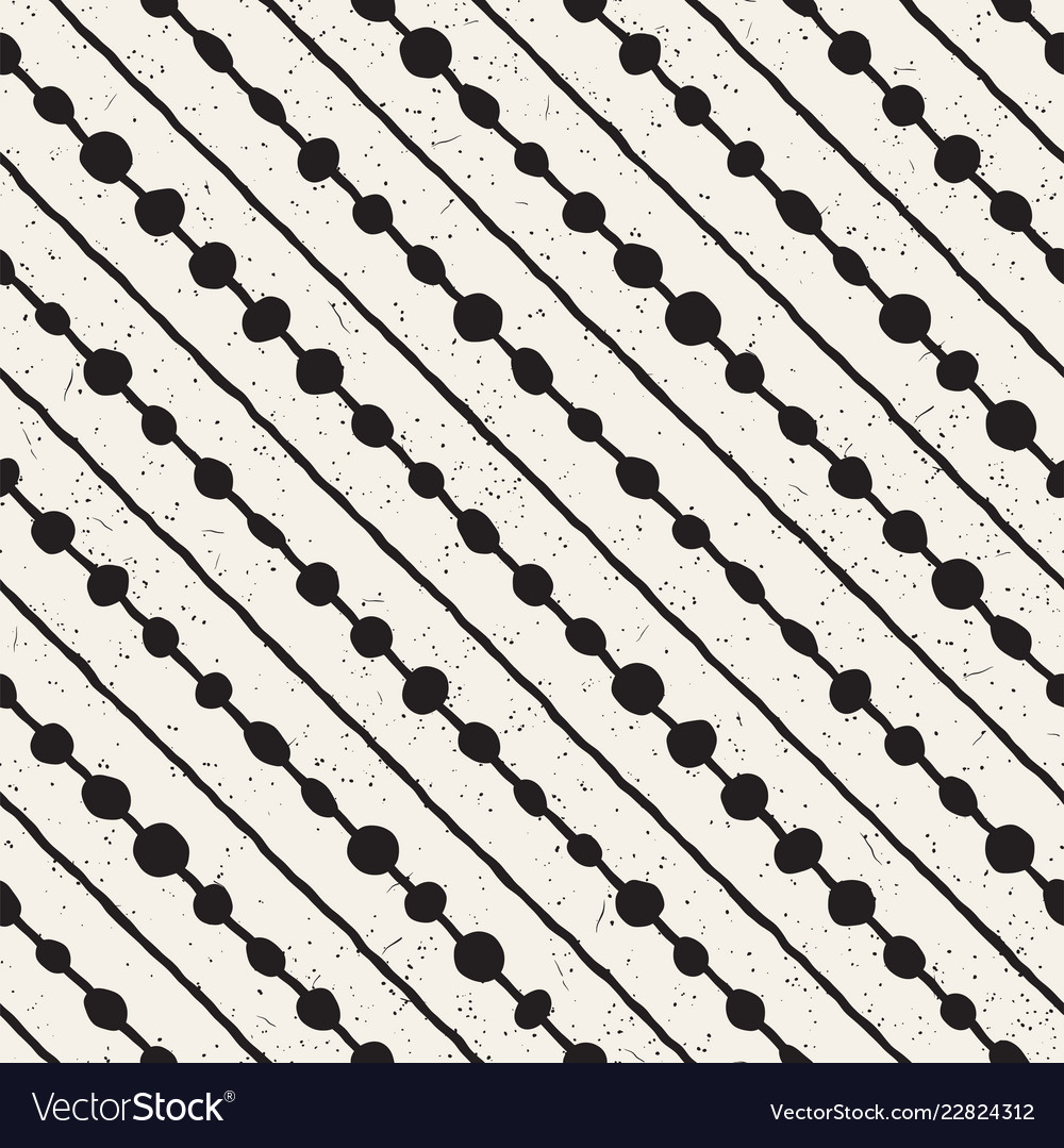 Hand drawn style ethnic seamless pattern abstract