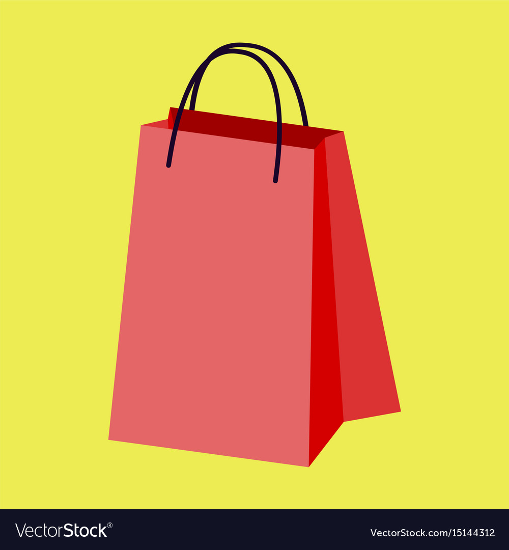 Premium Vector  Shopping bags semi flat color vector object