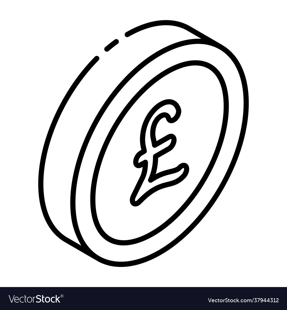 Pound Royalty Free Vector Image - VectorStock