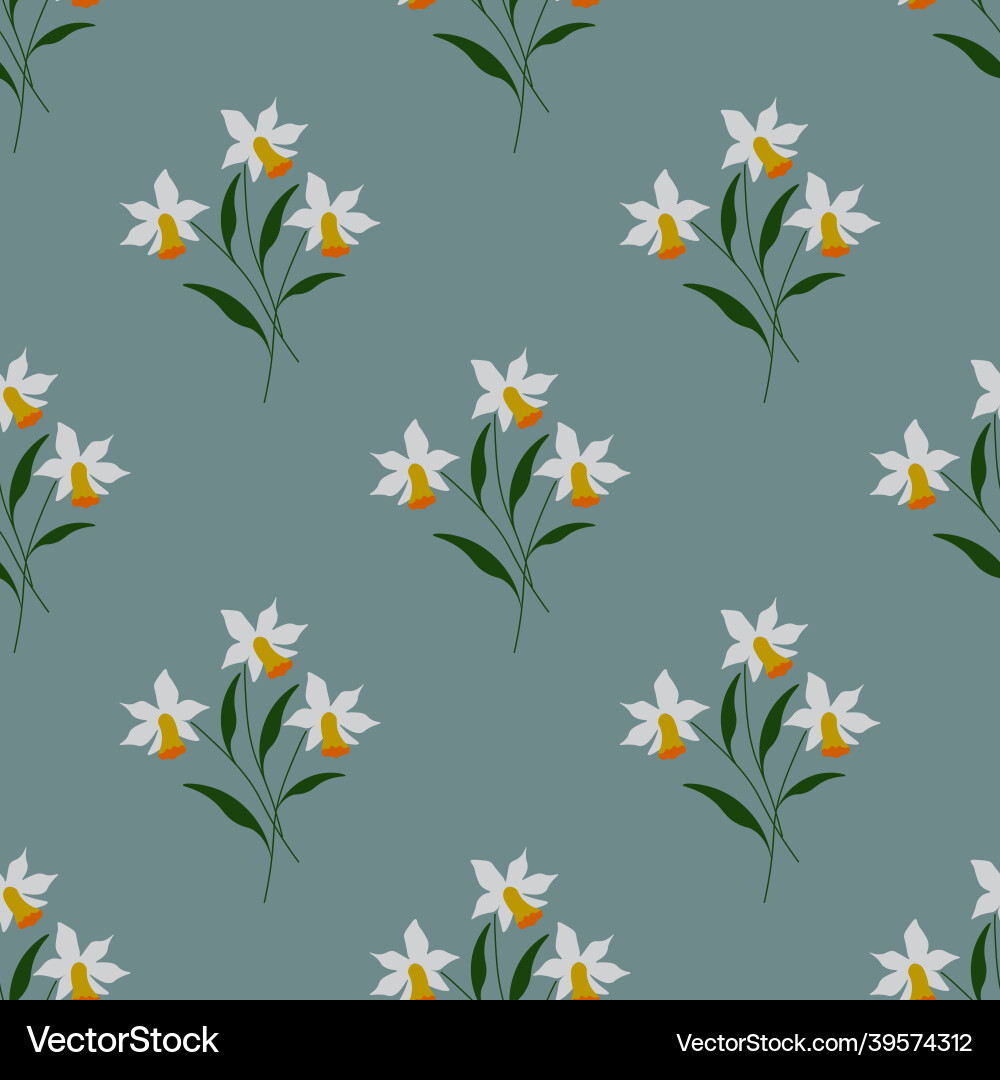 Seamless floral pattern Royalty Free Vector Image
