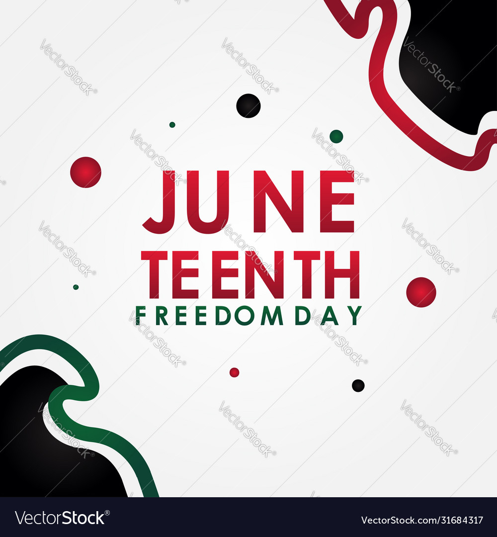 Juneteenth freedom day design for celebrate moment