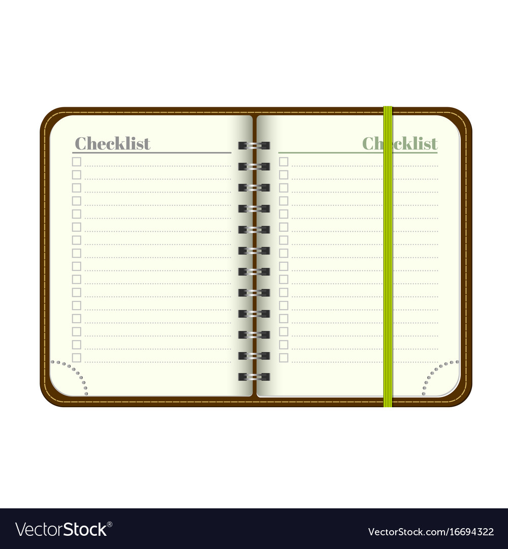 blank checklist