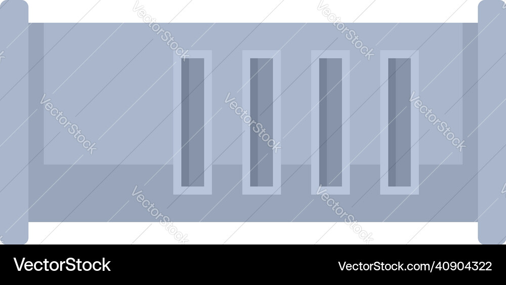 Ventilation icon flat isolated Royalty Free Vector Image