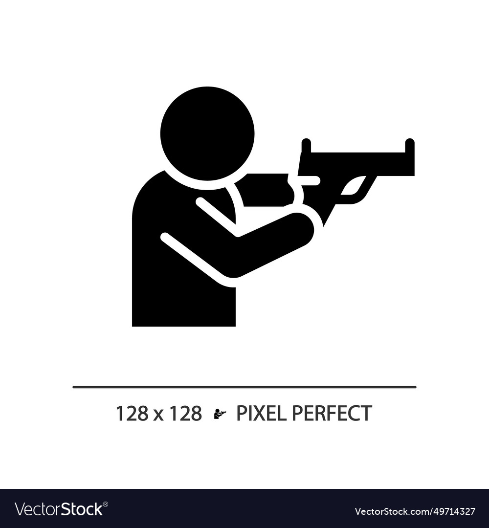 2d pixel perfect simple glyph style shooting