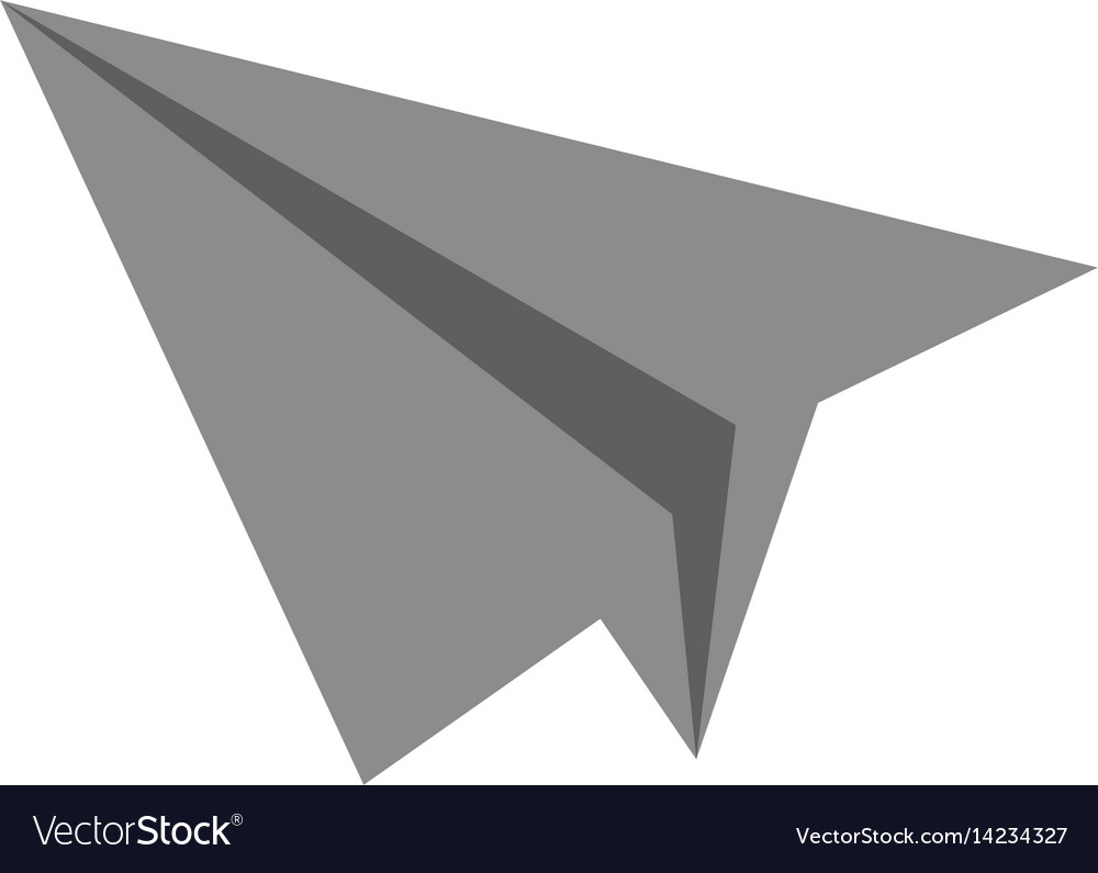 Paper plane Royalty Free Vector Image - VectorStock