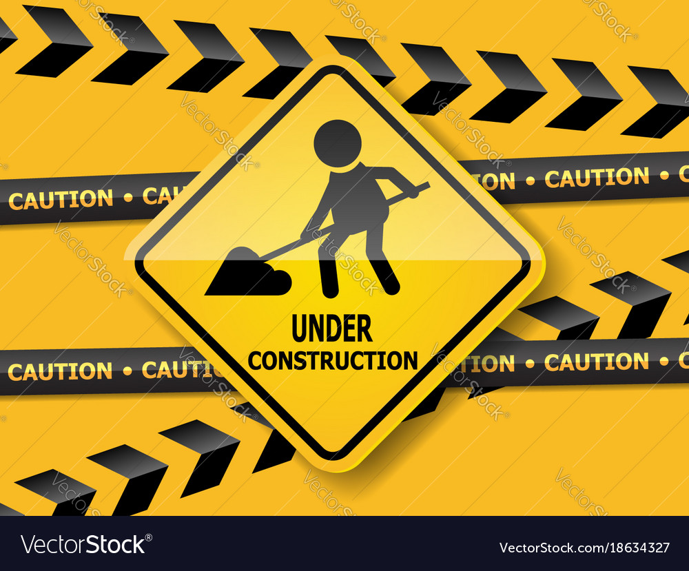 road under construction sign