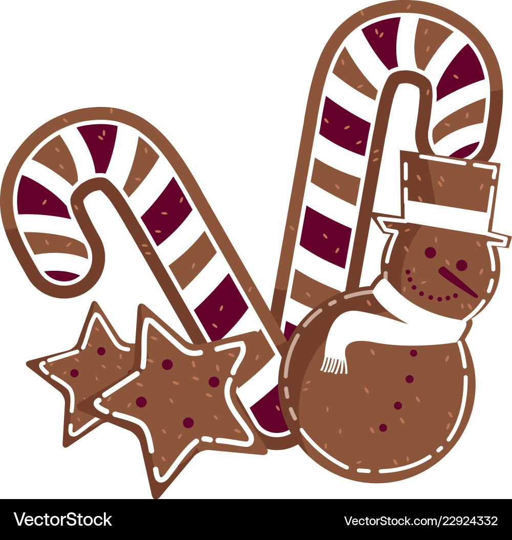 Candy canes design Royalty Free Vector Image - VectorStock