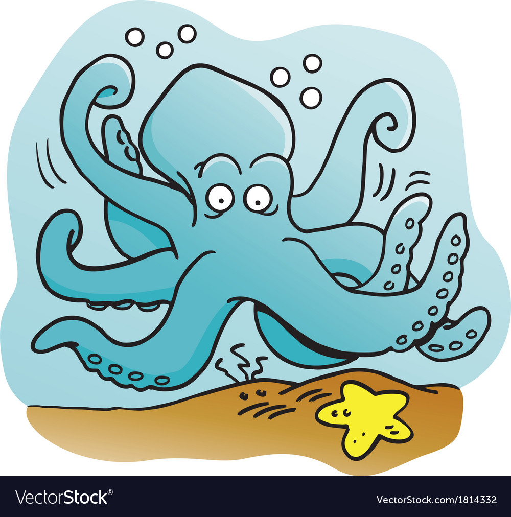 Cartoon Octopus