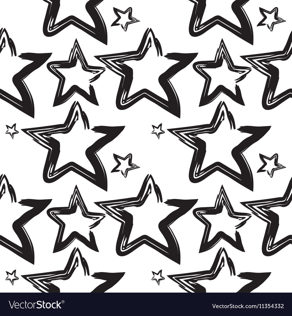 Stars Seamless Pattern Royalty Free Vector Image