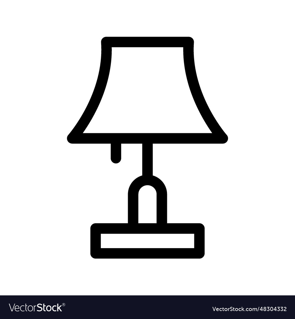 Table lamp icon