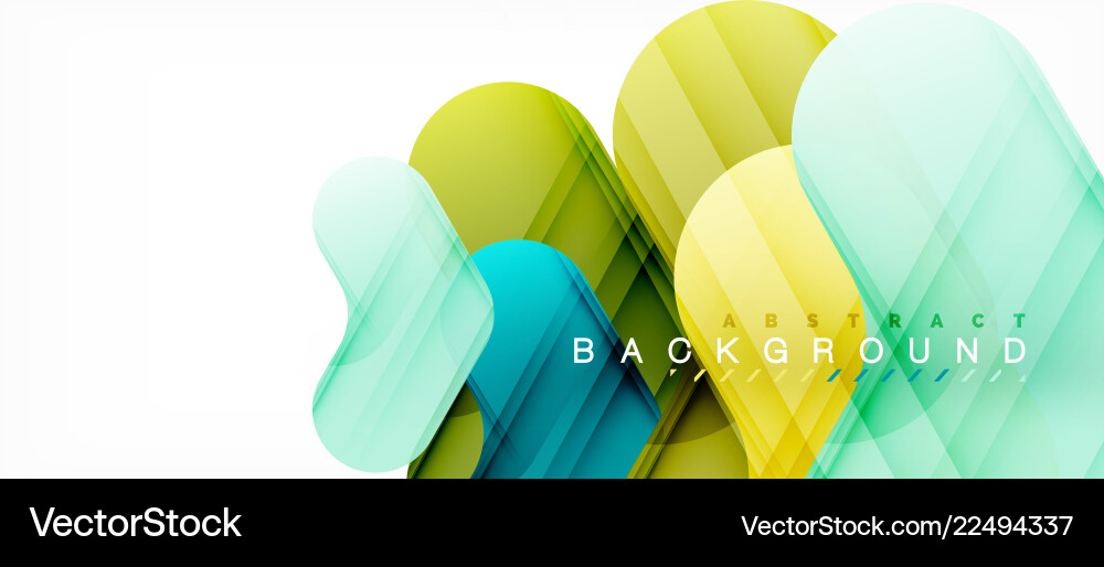 Colorful glossy arrows abstract background Vector Image