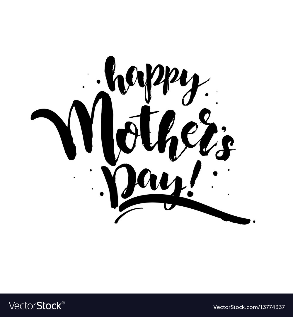 Happy mothers day greeting card Royalty Free Vector Image