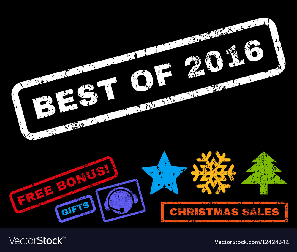 Best of 2016 rubber stamp