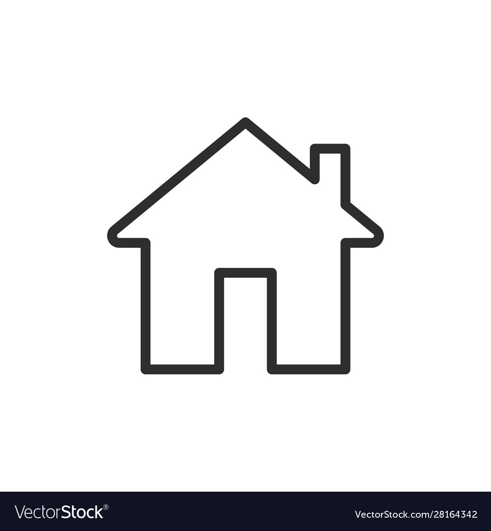 House icon Royalty Free Vector Image - VectorStock