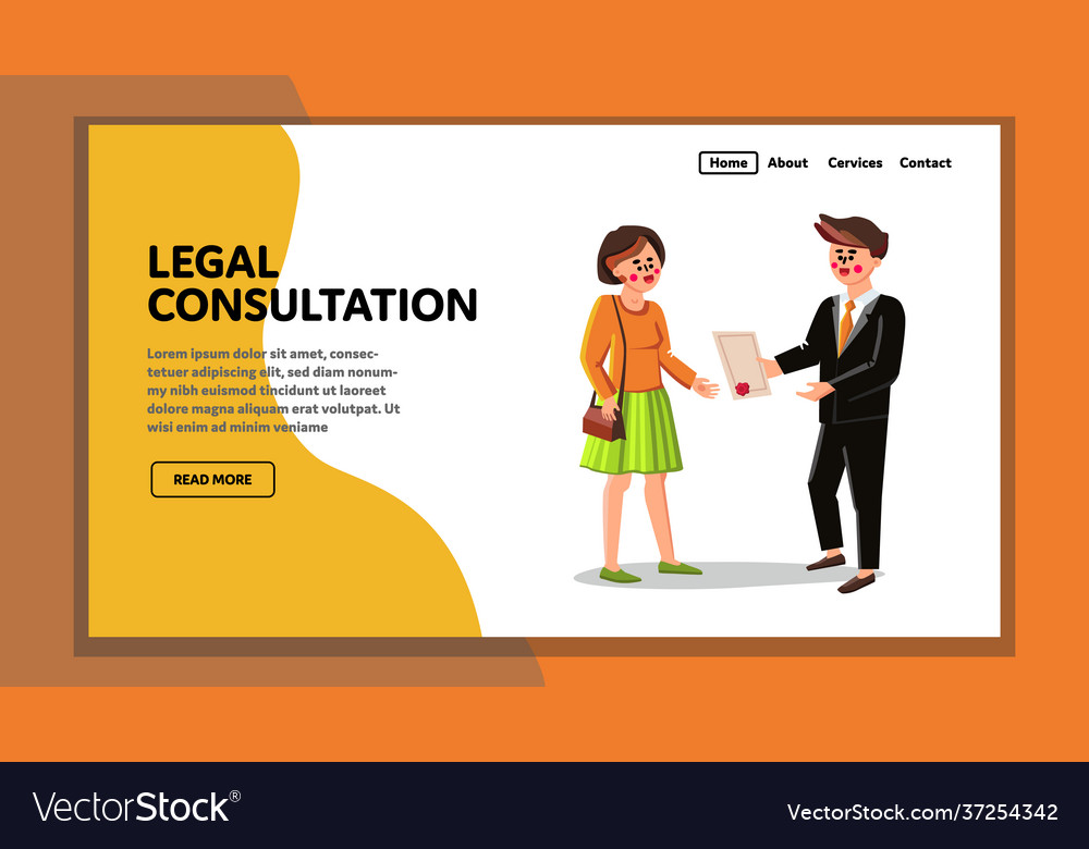 Legal consultation service of businesswoman