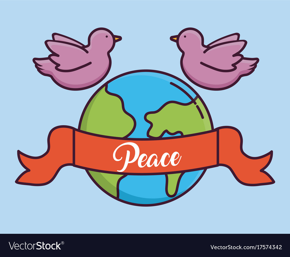 Peace related icons Royalty Free Vector Image - VectorStock