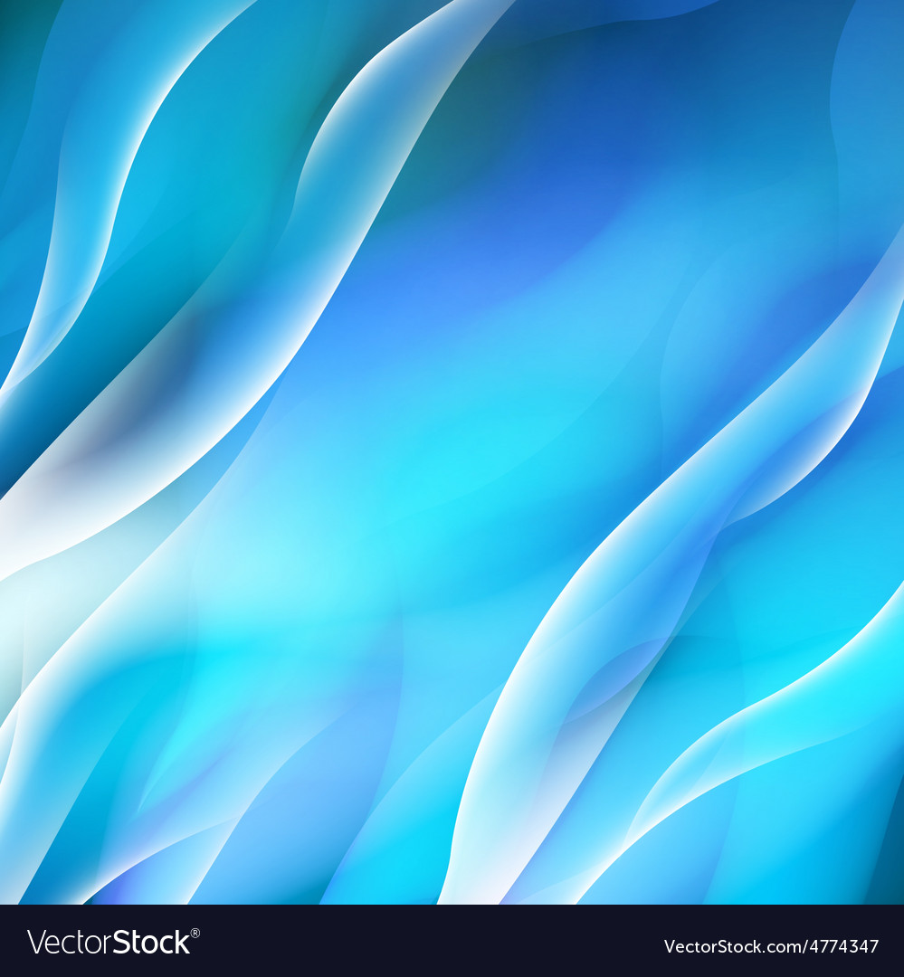 Abstract light background blue design wave light Vector Image