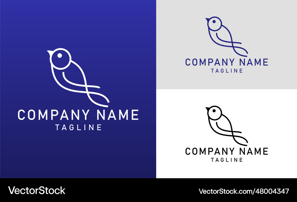 Bird logo Royalty Free Vector Image - VectorStock