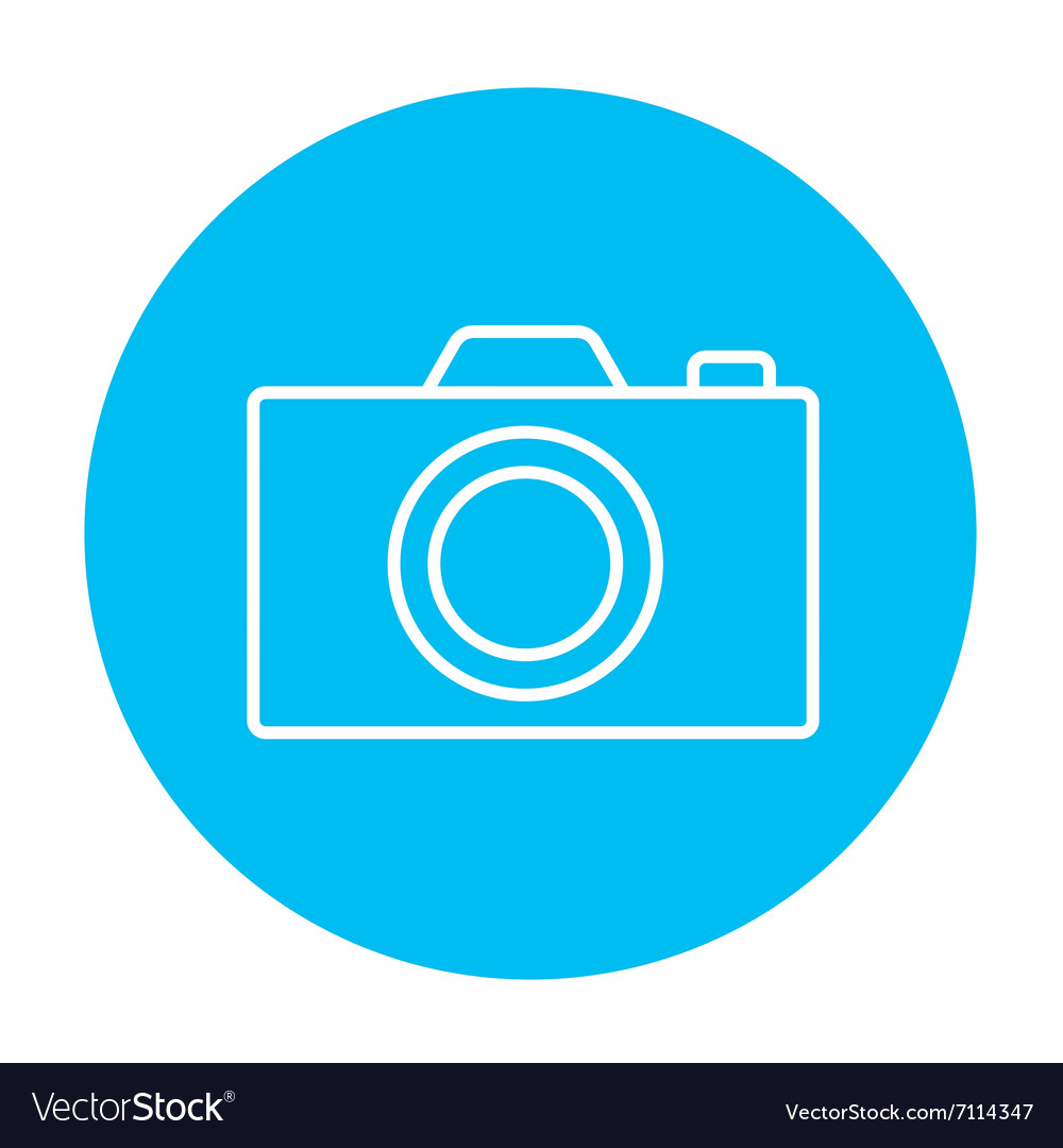 Camera line icon